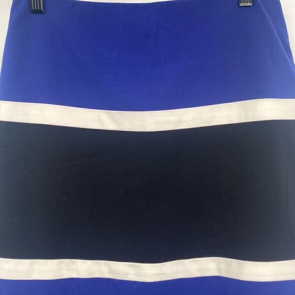 Anne Klein Colorblock Mini Skirt Size 2 - Picture 2 of 6